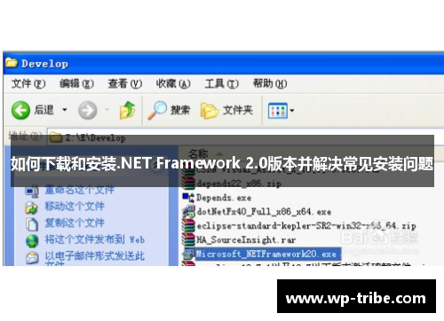 如何下载和安装.NET Framework 2.0版本并解决常见安装问题